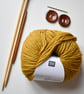 Triple braid headband kit - Knitting, crafts, handmade - Emerald Green - Image 3