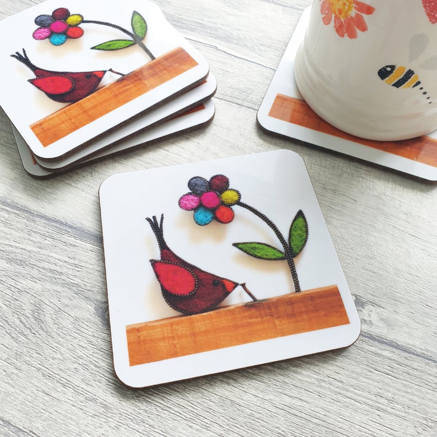 Early Bird Melamine Coasters