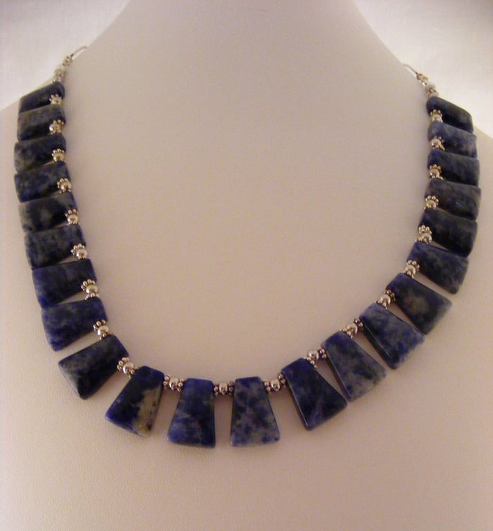 Sodalite Gemstone Necklace