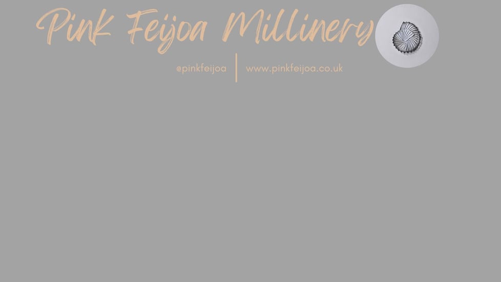 Pink Feijoa Millinery