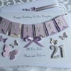 Personalised Birthday Card Gift Boxed Daughter Granddaughter 18 21 30 40 Any Age