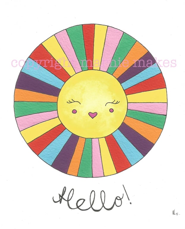 Hello Sunshine - giclee print