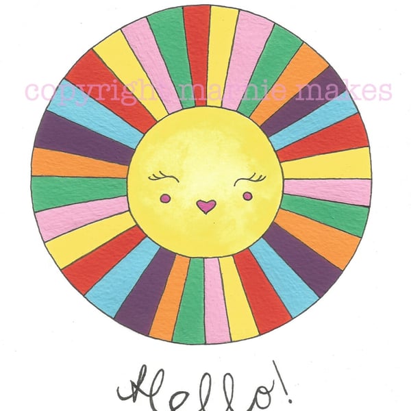 Hello Sunshine - giclee print