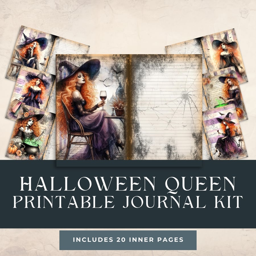 Halloween Queen - Digital Download - Journal Kit
