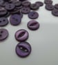 SOLD 50 round purple buttons 11mm fish eye - Image 2