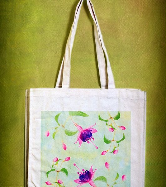 FUCHSIA - TOTE BAGS INSPIRED BY NATURE FROM LISA COCKRELL PHOTOGRAPHY