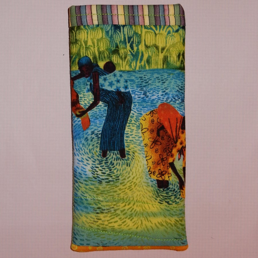 Glasses case - slip in Traditional African ladies