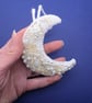 Bead embroidery Crescent moon decoration  - Image 4