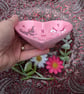 Bows Pink hand-painted ceramic ring jewellery dish - Image 2