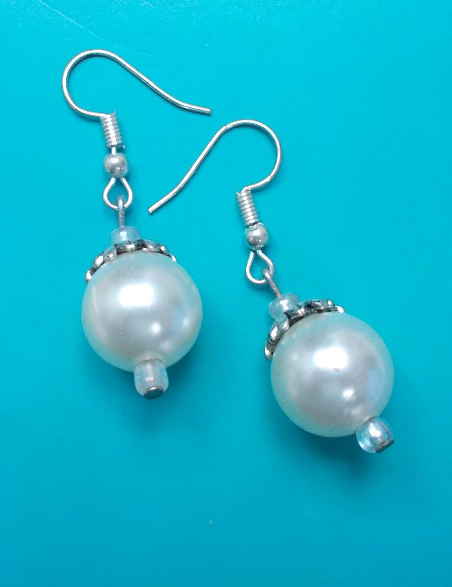 Beautiful Big Pearl Earrings