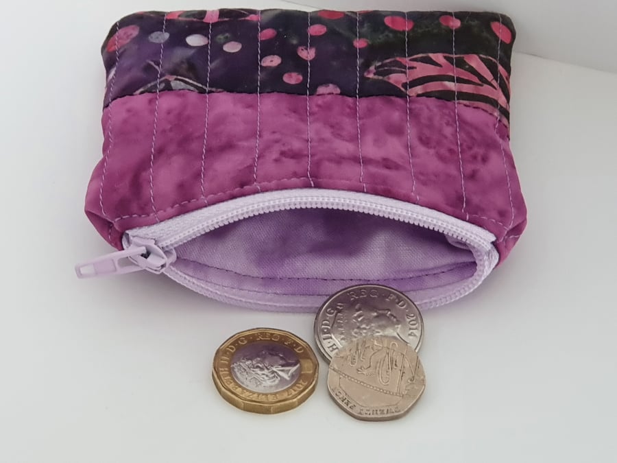 Quilted Coin Purse 