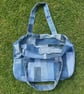 Reversible denim bag - Tote bag - Upcycled - Image 3