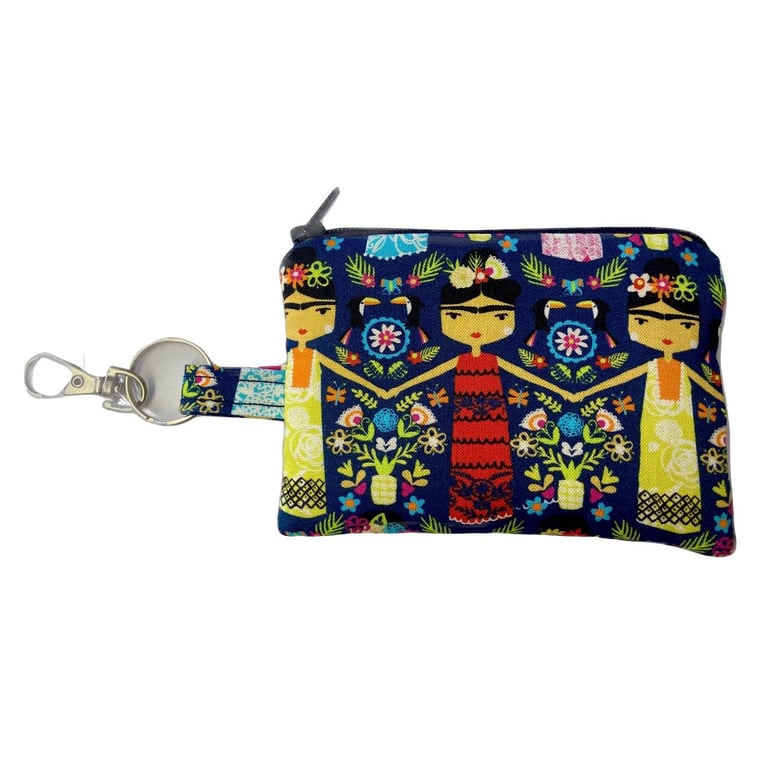 Viva La Vida Mexican Lady Coin Purse