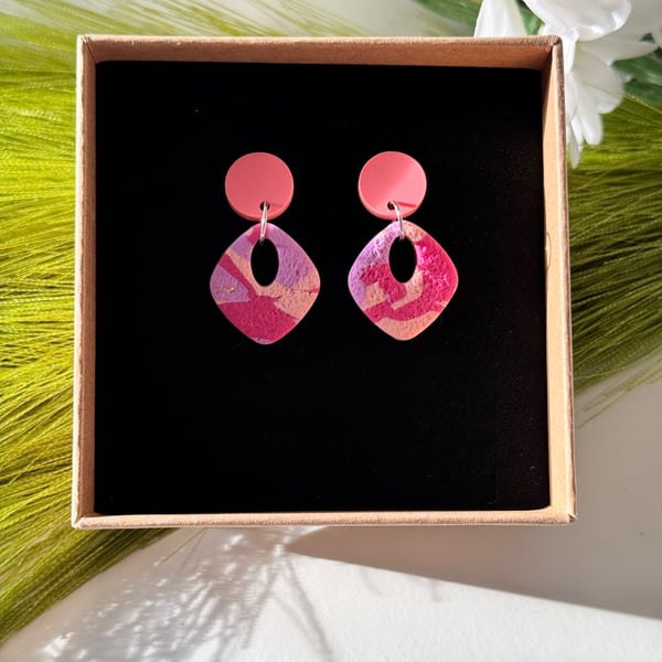 Pastel Polymer Clay Earrings
