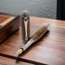 Jr Majestic fountain pen with Swarovski crystal clip