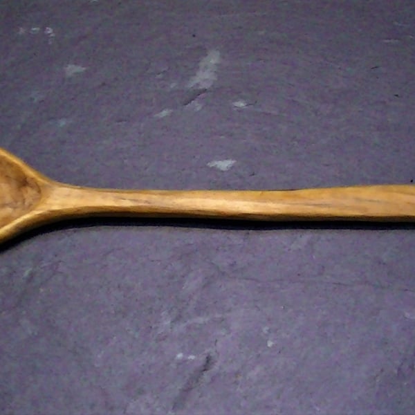 Hand carved Rowanwood baking spoon