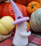 Wooly Needlefelted Witchy Ghost - Heather - Image 2