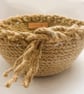 Handmade Jute Bowl – Small Woven Storage Bowl - Image 1