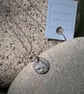 Bird necklace silver pendant 18" chain hand made in Dorset - Image 3