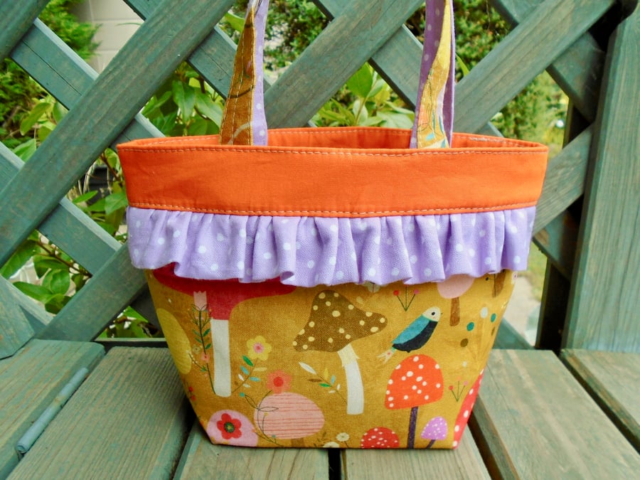 Kids Cotton Handbag - basket - shopper 