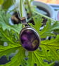 Handmade sterling silver and amethyst pendant  - Image 4