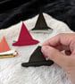 (Free UK Delivery) Origami Witch Hat Hair Clip - for Halloween - Image 3