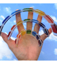 Handmade Glass Skinny Steps Rainbow Bridge - Pet Loss Optional Paw Prints & Card - Image 9