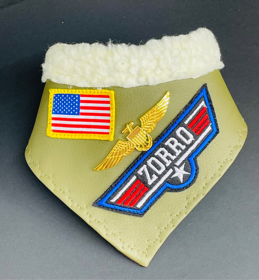 Top Gun Aviator Dog Bandana