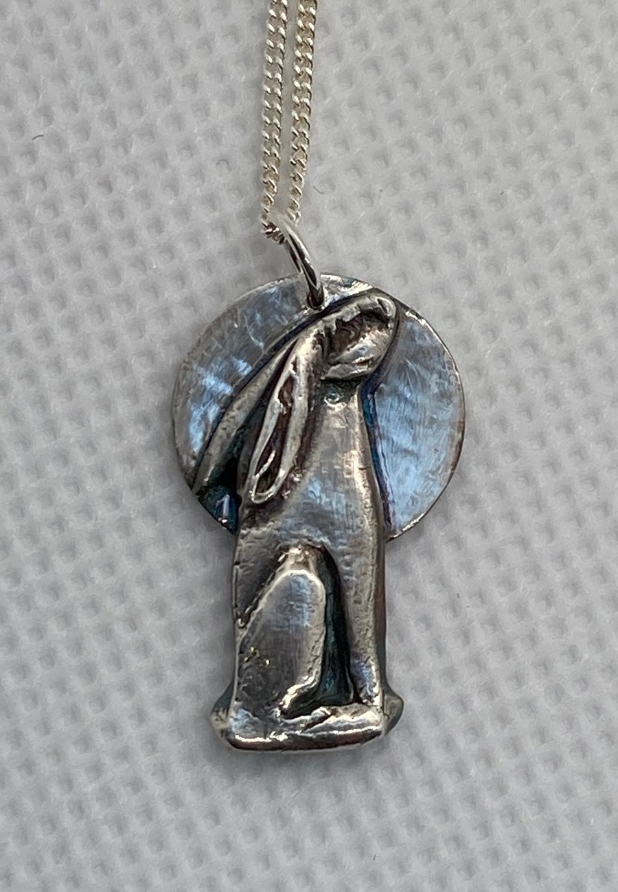 Moon gazing hare