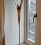 "THE FORK", DECORATIVE LATHE TURNED SCULPTURE - Image 1