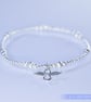 Sterling Silver Infinety Angel Bracelet Stretchy Handmade - Image 6