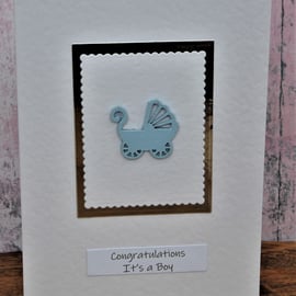 C4748   New Baby Boy Card