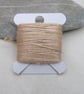15m Natural Dye Birch Brown Pure Silk Embroidery Thread - Image 1