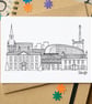 Slough Skyline Greetings Card - Image 1