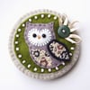 Owl Brooch