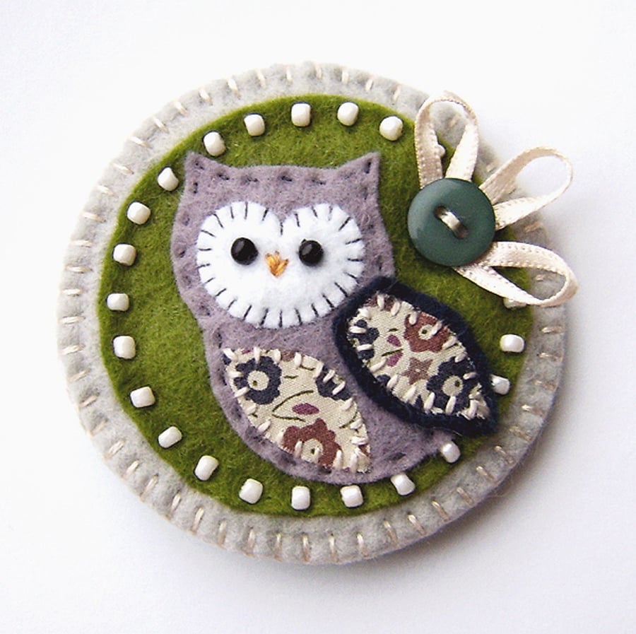 Owl Brooch