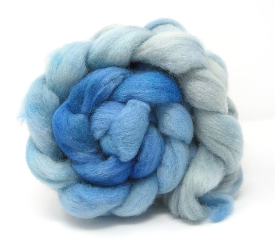 Shropshire Combed Wool Top Hand Dyed 100g SH13 Felting Spinning Yarn
