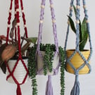 macrame pot holder, plant hanger