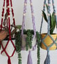 macrame pot holder, plant hanger - Image 1