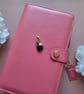 Planner Charm Cute Black Stationery Cup Clip On Dangle Charm