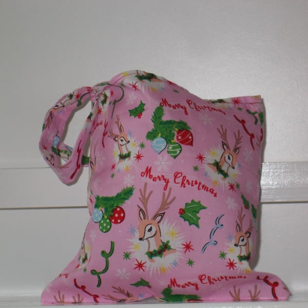 Mini christmas tote bag