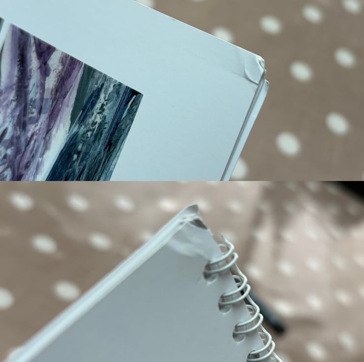 2025 SLIGHTLY SECONDS Seascape Calendar Folksy