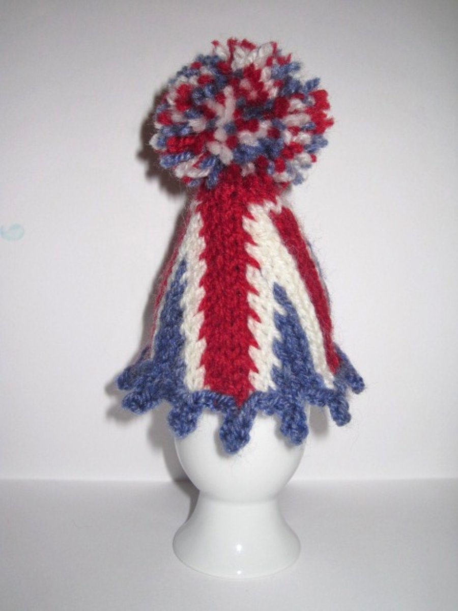 Union Jack Egg Cosy - KNITTING PDF Pattern