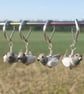 Tiny Glass Pigeon Stitch Marker - Image 2