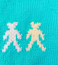 Mint Green Round Neck Chunky Jumper with Teddy Bear Motif for Babies & Toddlers - Image 4