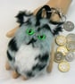 Cat coin purse (can be clipped on to handbag) - Image 2