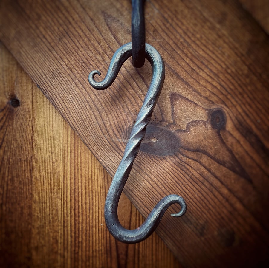 Hand Forged Fancy S Hook