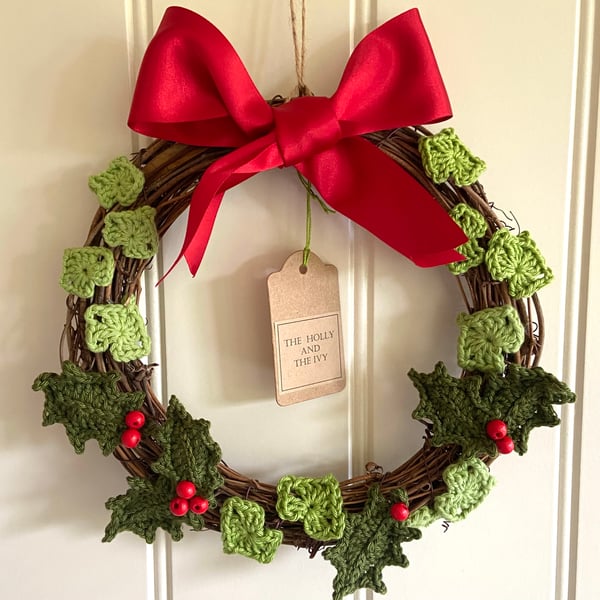 Small Christmas Wreath - The Holly and the Ivy