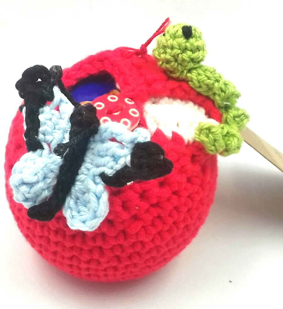 Crochet Apple . Thank You For Giving Me Wingss