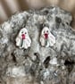 Eternal rose ghost earrings - Image 2
